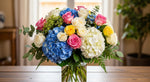 Load image into Gallery viewer, Appealing Roses N Hydrangea Bouquet
