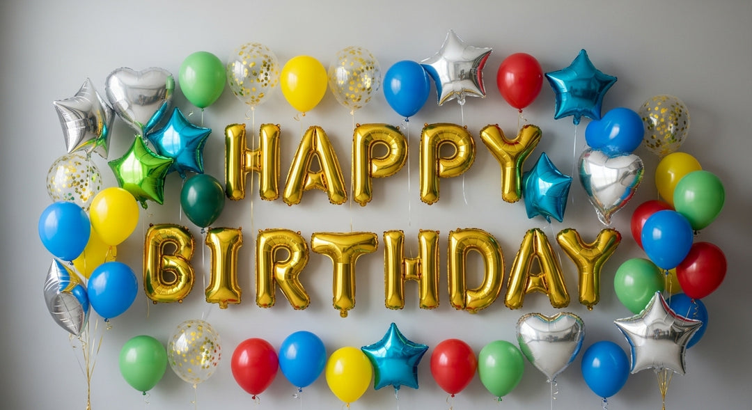 Happy Birthday Special Mixed Balloons Décor