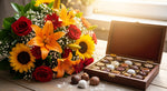 Load image into Gallery viewer, Flowers Warmth With Chocolates
