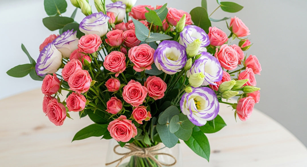 Spray Rose and Lisianthus Bouquet