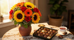 Load image into Gallery viewer, Flowers Warmth With Chocolates
