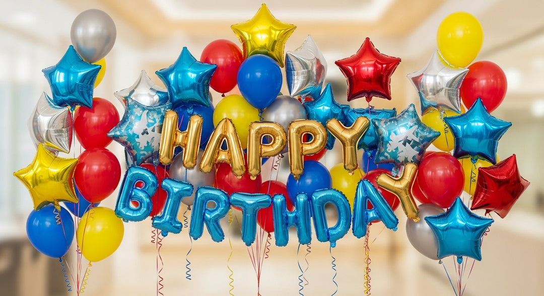 Happy Birthday Special Mixed Balloons Décor
