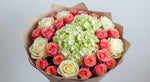 Load image into Gallery viewer, Appealing Roses N Hydrangea Bouquet
