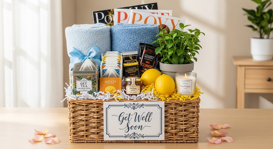Get Well Soon Wishes Basket