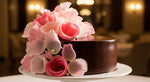Load image into Gallery viewer, Grand Pink Petals with Chocolate Cake
