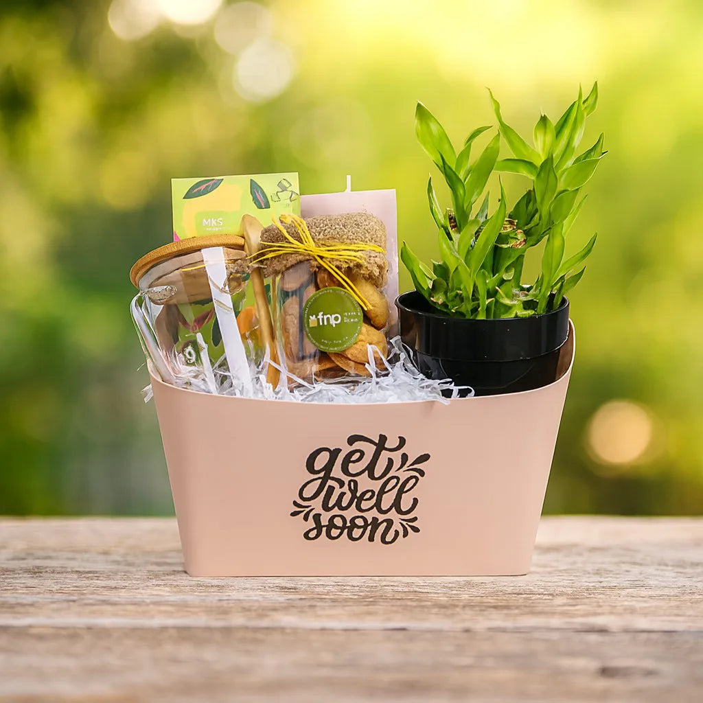 Get Well Soon Wishes Basket