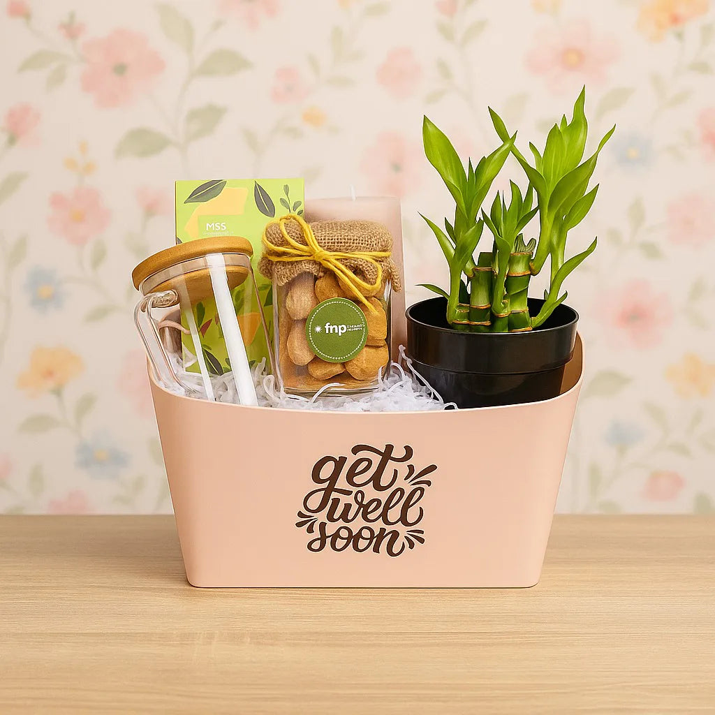 Get Well Soon Wishes Basket