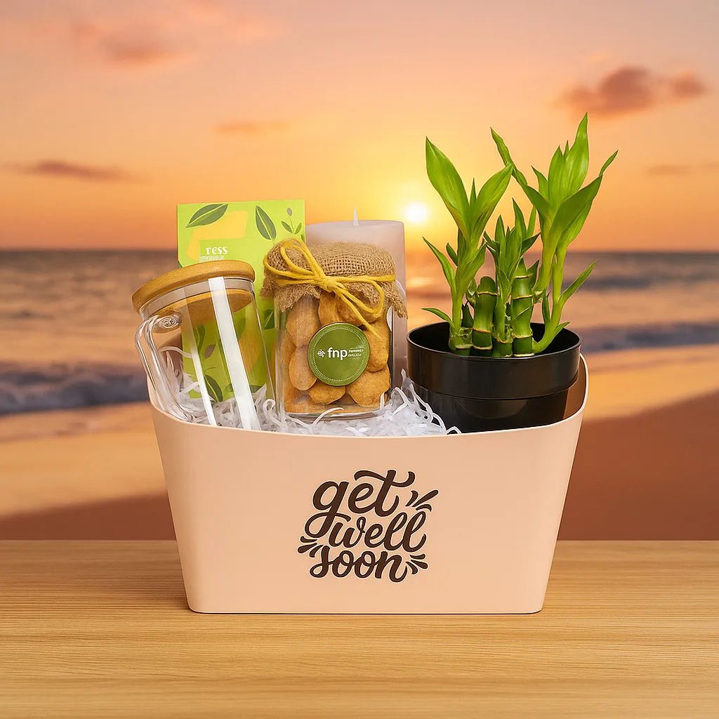 Get Well Soon Wishes Basket - bestgift
