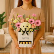 Hugs and Cuddles Flower Box - bestgift