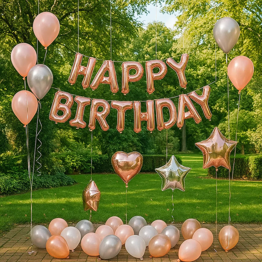 Happy Birthday Special Mixed Balloons Décor